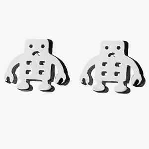 Robot earrings NWT